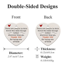 Gifts for Coworkers, Friendship Gifts for Women, Work Bestie, Best Friend, Coworkers Christmas Ceramic Ornament (friend1)