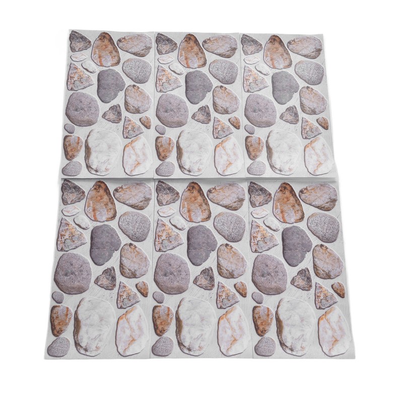 18PCS Tile Stickers Strong Reflection Water Oil Proofing Strong Layering