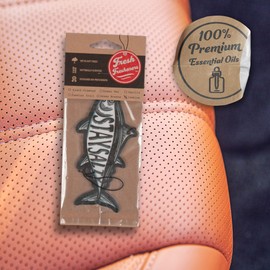 Stay Salty Fish Car Air Freshener 3 Pack Scented with Essential Oils (3 Pack)