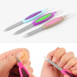Steel file fingernail cuticle removal / 스틸 야스리 손톱 발톱 큐티클제거