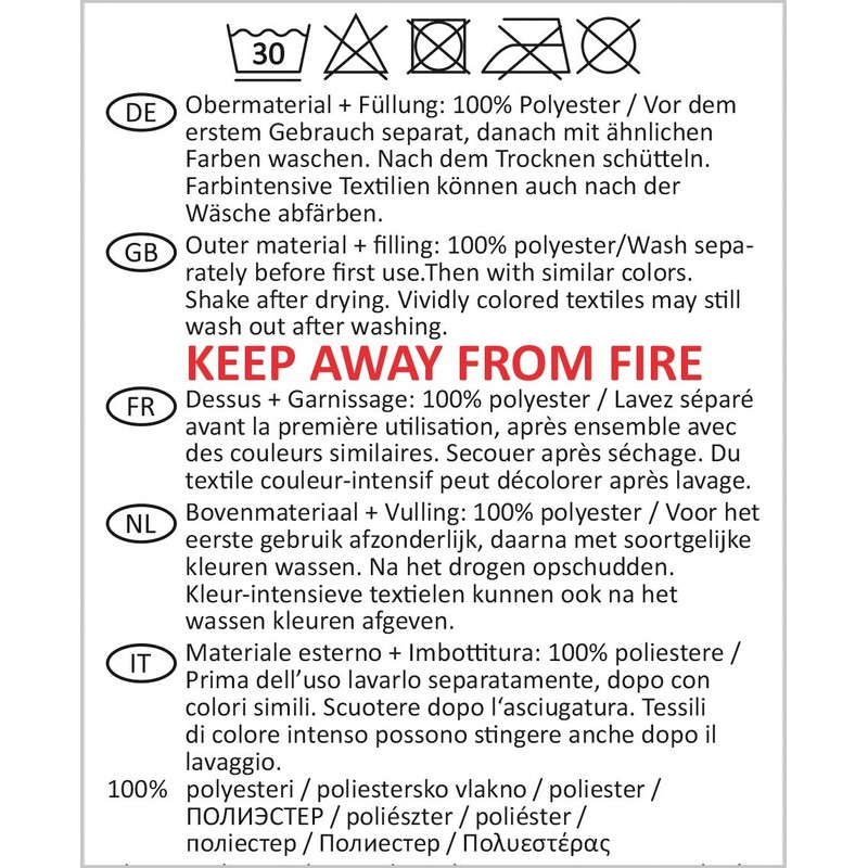 Herding Pummeleinhorn Soft Velvet Cushion with Reversible Motif, Diameter 30