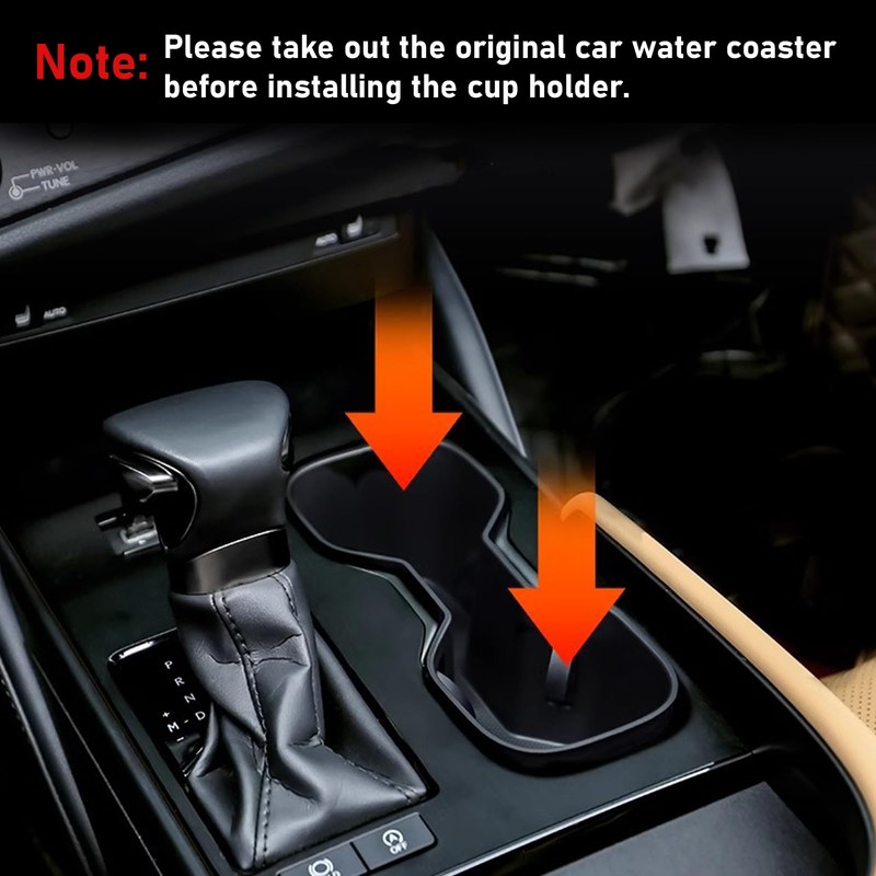Compatible with 2023 2024 2025 Lexus ES Cup Holder Insert