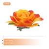 MECCANIXITY 5 Pcs Rose Flower Hair Clips 4 Inch Flower