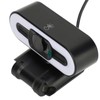 4K Webcam, Live Streaming Webcam Camera Built in Microphone Super