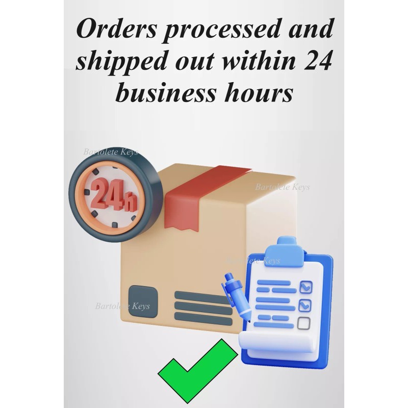 Bartolete Keys 2 Transponder Car Key For 2014 2015 2016