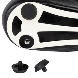 55 Sport Horizon Super Flat Nylon Football Studs For Hard Ground - 12 Pack - Extra Short (4mm) - Black