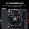 ID-COOLING IS-53-XT Black Low Profile CPU Cooler 53mm Height, 4