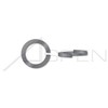 (5000 pcs) #6, Helical Spring Lock Washers, High Collar, Steel