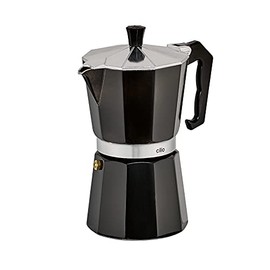 Cilio Classico Stovetop Espresso Maker, Black, 15 Ounce