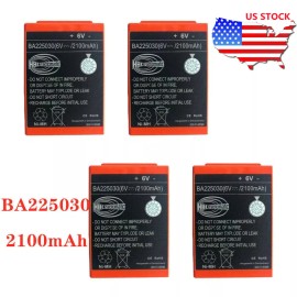 Unbranded 4Pcs 2100mAh Ni-Mh Battery For HBC Pump Truck Remote Control Battery BA225030 6V