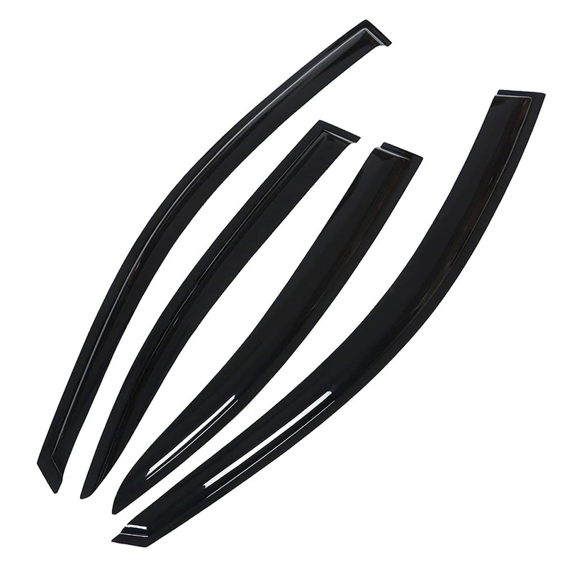 4PCS Side Window Visor Vent Rain Guard Deflector Replacement for
