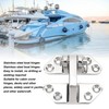 Marine Hinge 316 Stainless Steel Mirror Polished Rust Resistant Deck