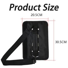 Golf Club Carry Bag, Lightweight Carry Golf Travel Bags with Adjustable Strap, Carry Bag for 8-10 Golf Clubs, Mini Portable Golf Club Holder Carrier for Men & Women (Black)