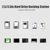 HDD Docking Station Dual Bay 5Gbps USB 3.0 to SATA