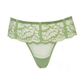 Huit Women's Mid-Rise Tanga Forest Green