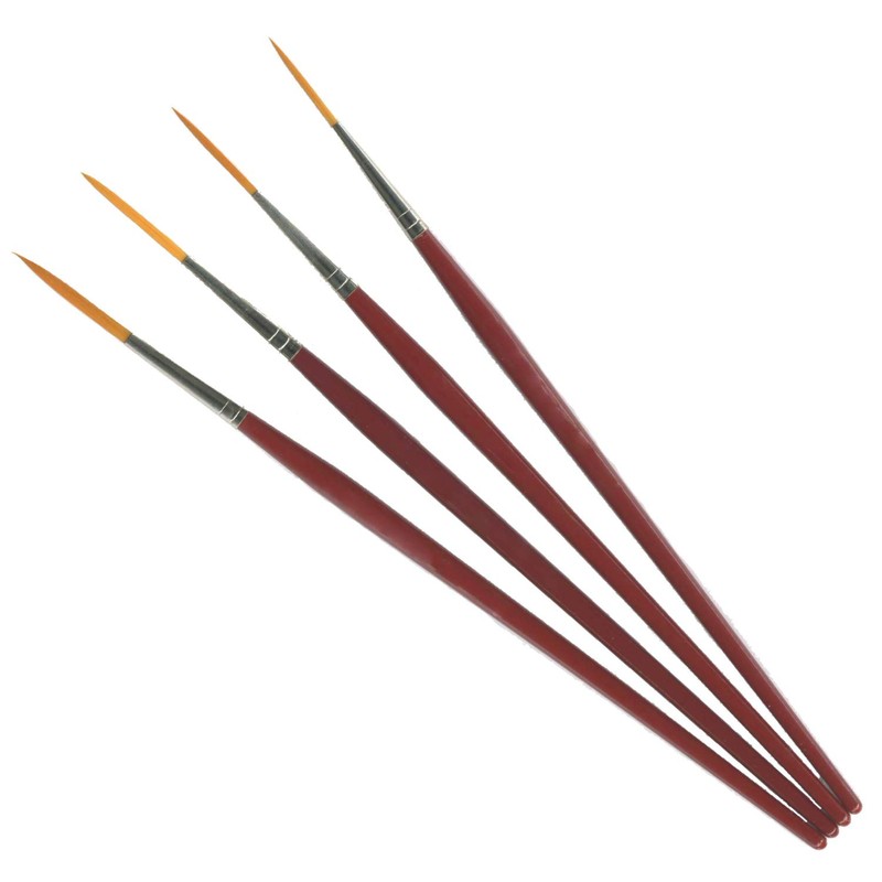 Rigger Brush Set of 4 By Essential Arts Artists Fine