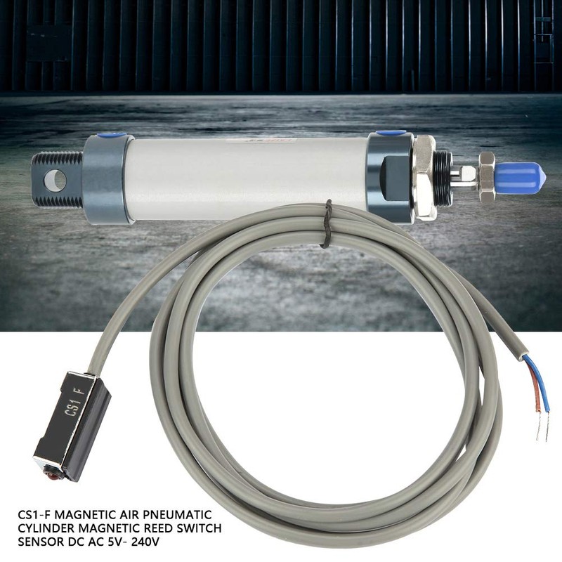 Oumefar Magnetic Sensor Reed Switch CS1-F Pneumatic Cylinder Magnetic Reed