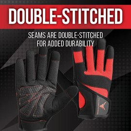 Victor Fitness VG04 Series Full Finger Men's Gloves (X-Large, Black/Orange)