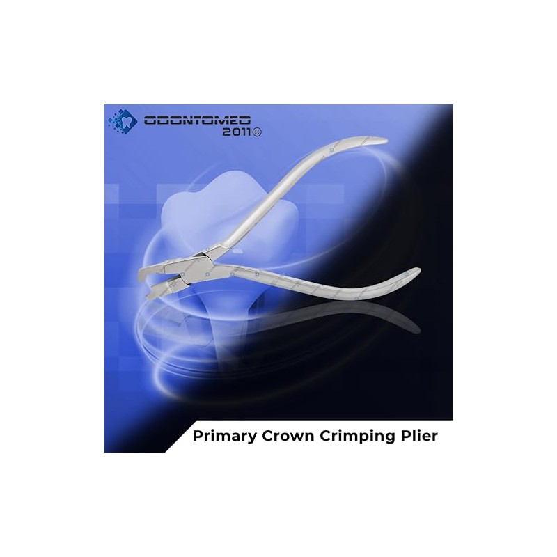 OdontoMed2011® DENTAL PLIERS 421S-PRIMARY CROWN CRIMPING. ORTHODONTIC INSTRUMENTS