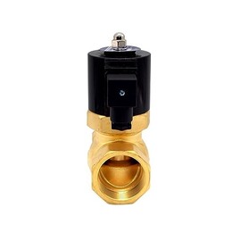 Solenoid Valve,G2 DN50 2-Way NC Brass Steam Solenoid Valve Hi-Temp Electric Valve 16bar(BSP-380VAC)