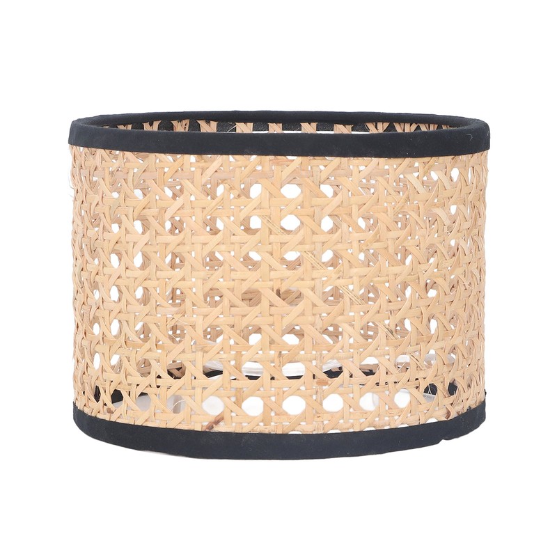 Rattan Lamp Shade Universal Rattan Woven Lampshade Lamp Cover for