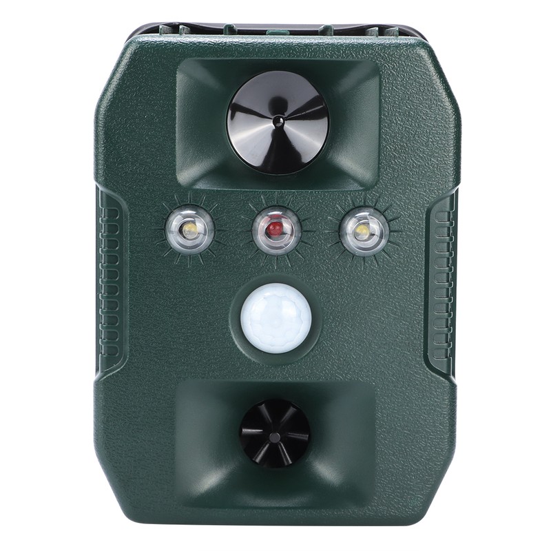 Outdoor Solar Power Animal Repellent Garden Ultrasonic Infrared Induction Bird