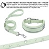 Huanovix Waterproof and Dirt-Proof Dog Collar and Leash Set, Reflective