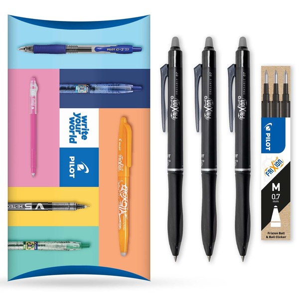 Pilot Frixion Ball Plus Erasable Rollerball Pen + Refills -