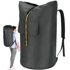 Laundry Backpack Bag, 115L Laundry Bag Heavy Duty Extra Large, College Laundry Bag for Students, Laundry Bag Backpack with Straps, Backpack Laundry Bag, Laundry Duffle Bag for Apartment, Laundromat