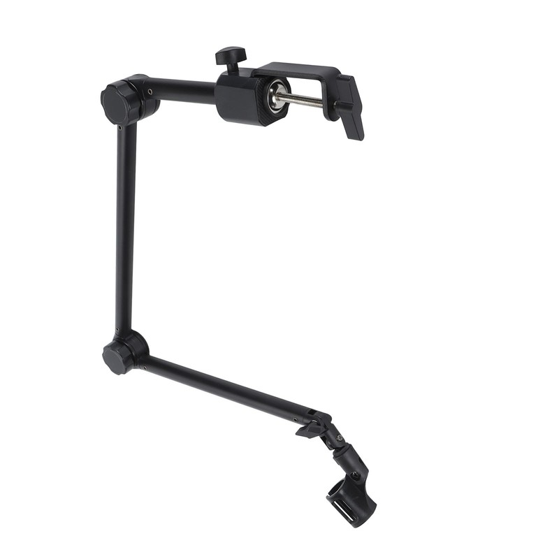 Microphone Arm Stand 180 Degree Adjustable Stable Durable Carbon Steel