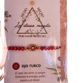 PULSERA OJO TURCO protección de malas energías. BRACELET eye protection from bad energy - Color: ojo turco azul