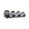 Fongmore 4 Pieces 1/2 to 3/8 Square Ratchet Socket Adapter