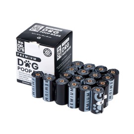 Certified 65% PCR (Post Consumer Recycled) Plastic and 35% Plant Based Dog Poop Bags - Dr. C's Premium Dog Poop Bags - 270 Bags / 18 Rolls, Extra thick, Leak Proof, Unscented, Earth Friendly