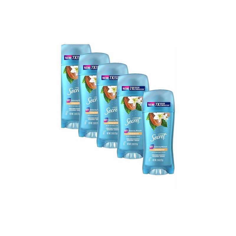 Secret Scent Expressions Invisible Solid Coco Butter 2.6oz(5 Pack)