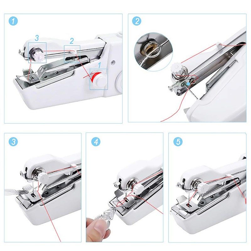 Mini Handheld Sewing Machine Electric Sewing Machine for DIY Clothing