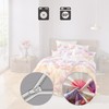 Erwin Müller Mako Satin Cuddly Cushion Cover Poppy Watercolour Style