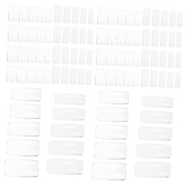 Baluue Press on Nails Fake Nails Nail Art Tools Set Full Nail Tips for Diy Home Manicure