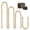 Zasiene Shoulder Bag Handbag Replacement Chain 4 Pieces Bag Chain