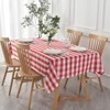 maxmill Checkered Tablecloth Stain Resistant Waterproof and Wrinkle Resistant Washable