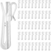 Curtain hooks adjustment hooks 75mm 50 white checked (85)