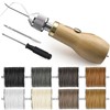 SiiRo 13pcs Leather Awl Sewing Kit, Stitching Awl with Straight