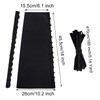 SUMERSHA Wedding Dress Zipper Replacement Adjustable Satin Corset Back Kit,