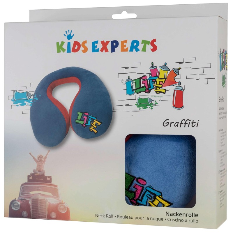 Walser Neck Pillow, Graffiti