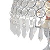 WUSILILU Crystal Table Lamp, E26 Modern Touch Bedside Desk Lamp