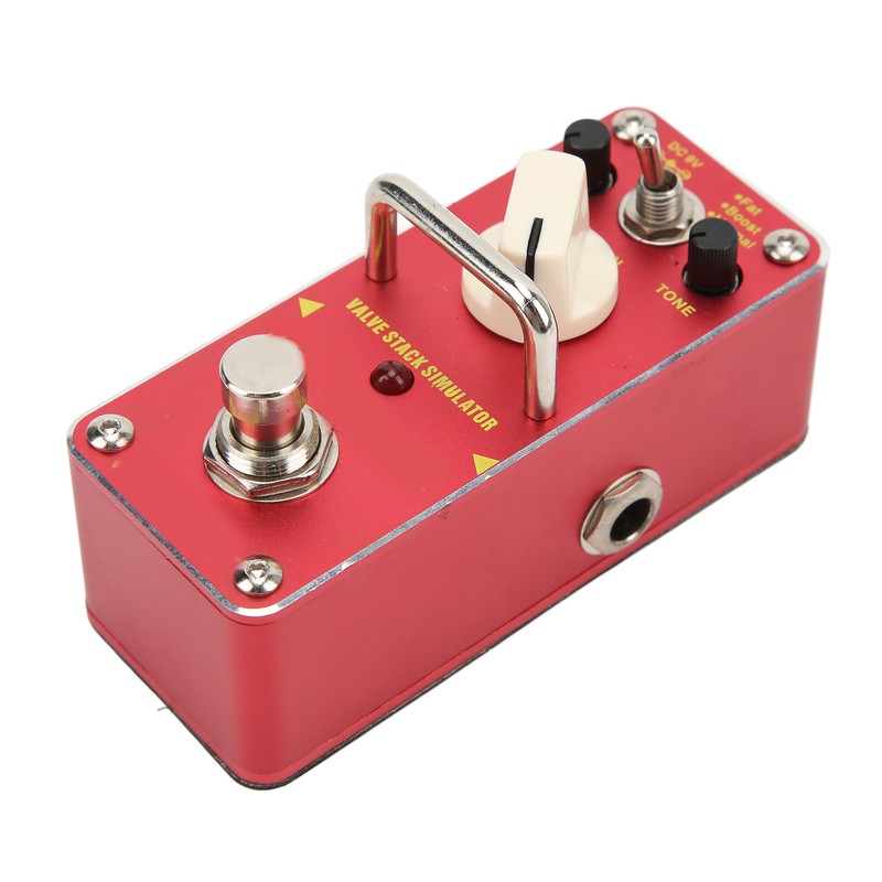 Simulator Effect Pedal Tube True Bypass Distortion Tone Amplifier Guitar