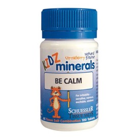 Schuessler Martin & Pleasance Schuessler Kidz Minerals Be Calm 100 Tablets