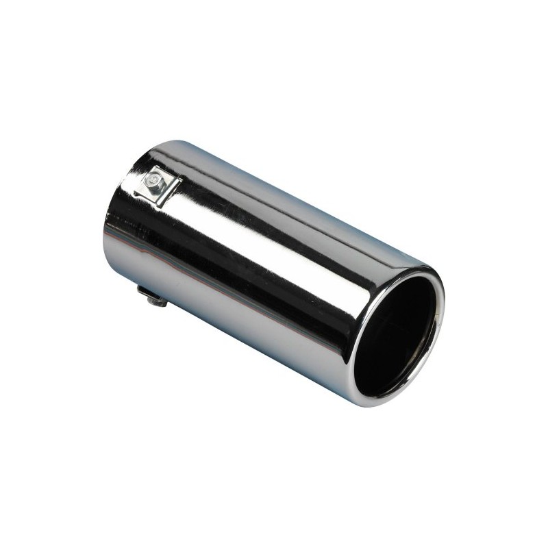 Exhaust finisher round 80xL170 chrome 40-77