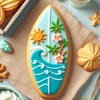 Surfboard 4.75 Inch Cookie Cutter from The Cookie Cutter Shop