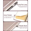 WEMATE Spiral Password Book with Alphabetical Tabs, Small, for Seniors,