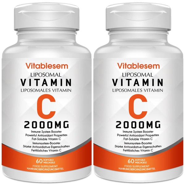 Vitablesem Liposomal vitamin C capsules 2000 mg (2 pack) -